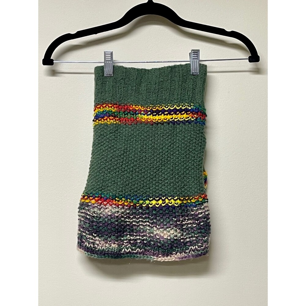 HANDKNIT WOOL Dog Sweater, Dark Green